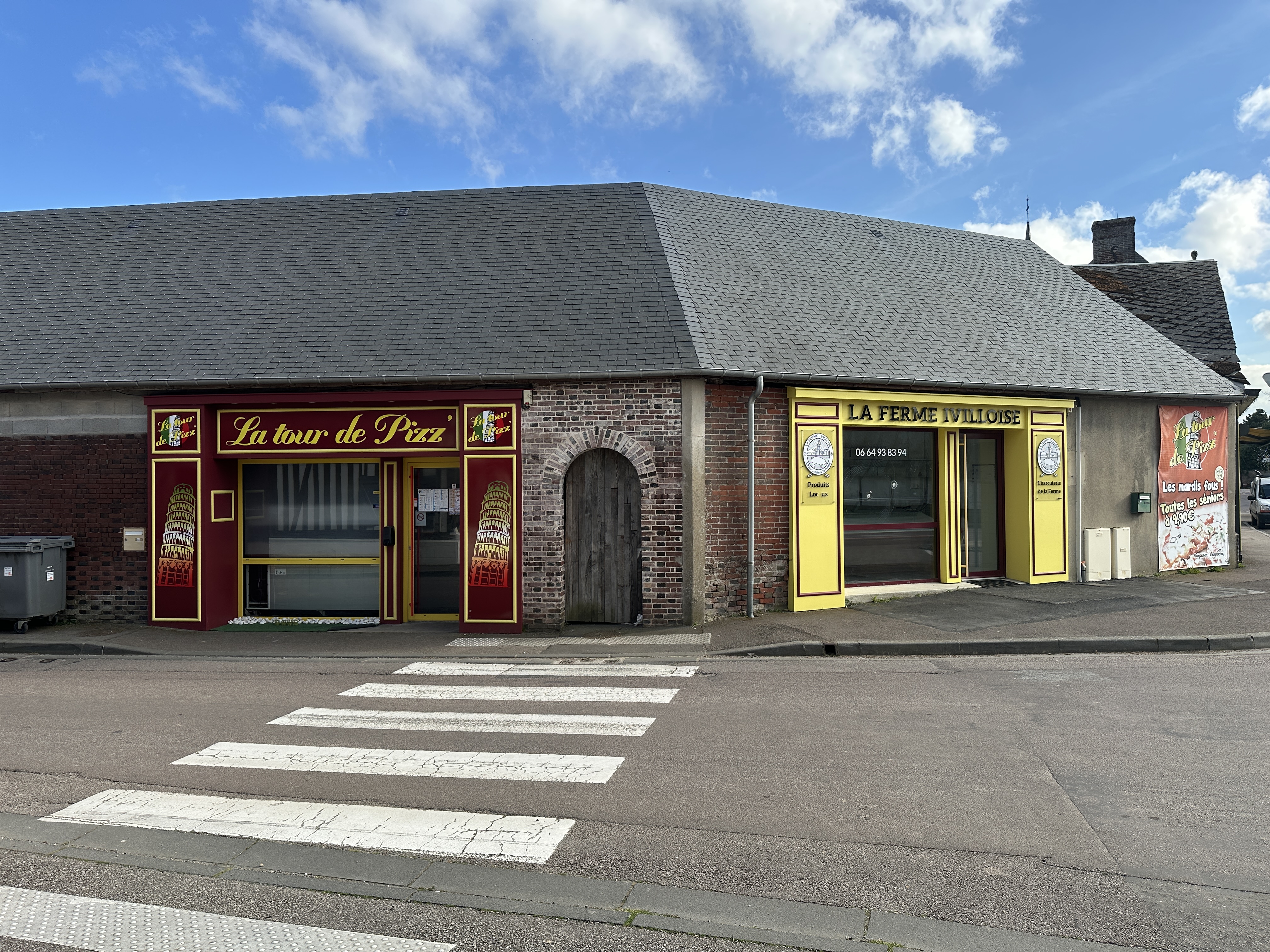 Centre-bourg et commerces de Quittebeuf