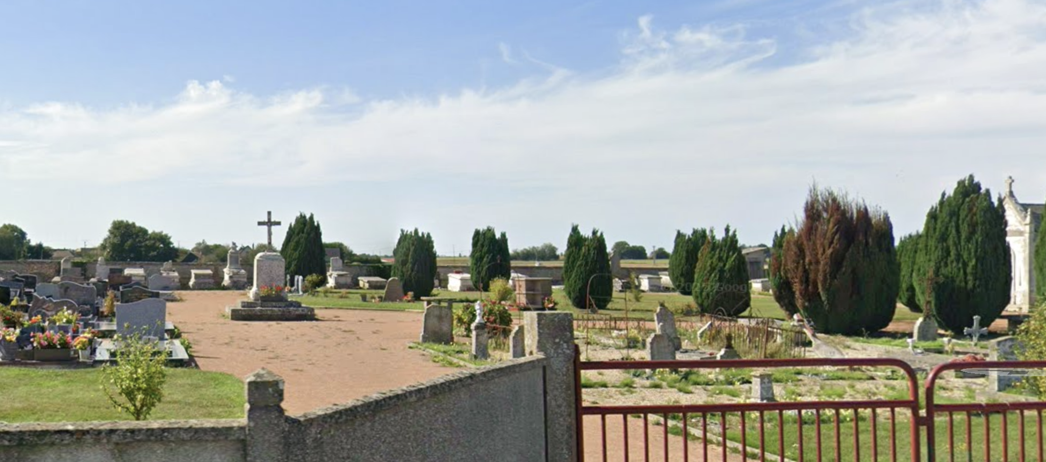 Plan du cimetière de Quittebeuf